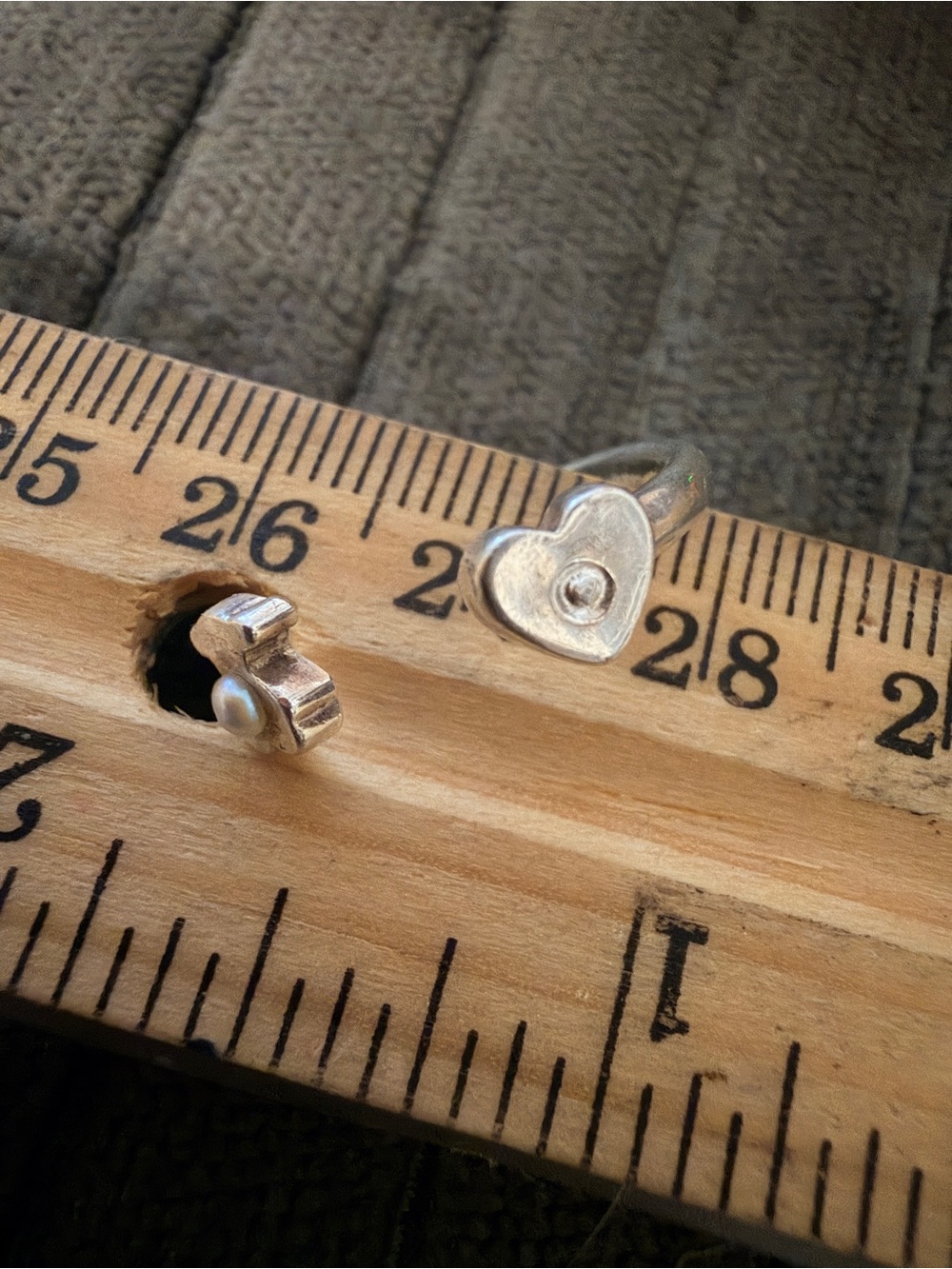 Silver Heart Accent Open Ring - TOUS